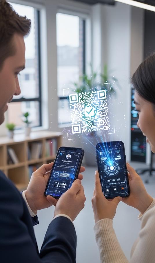 A dynamic mockup of the Unomi app interface.